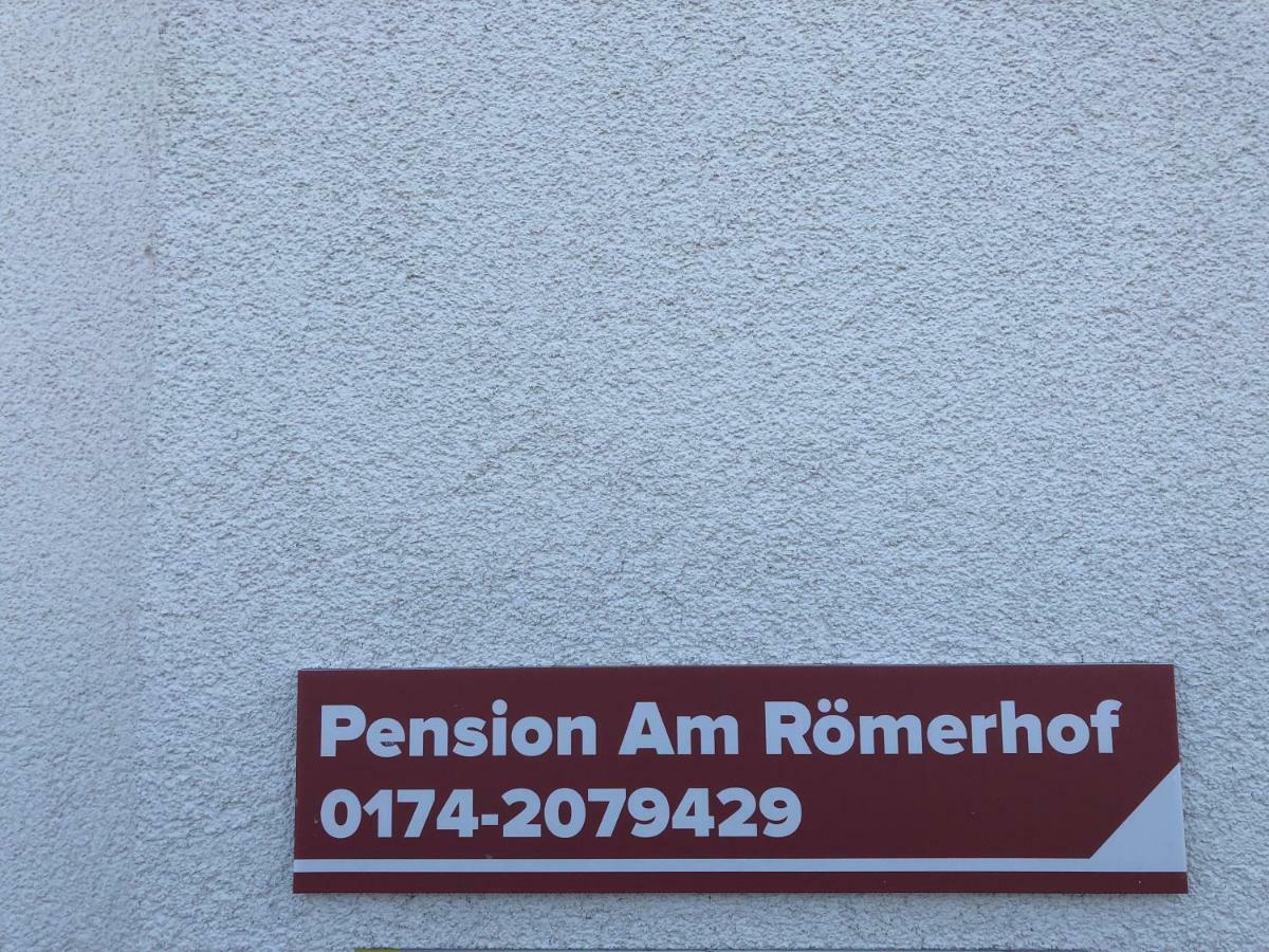 Pension Am Roemerhof Münzenberg Buitenkant foto
